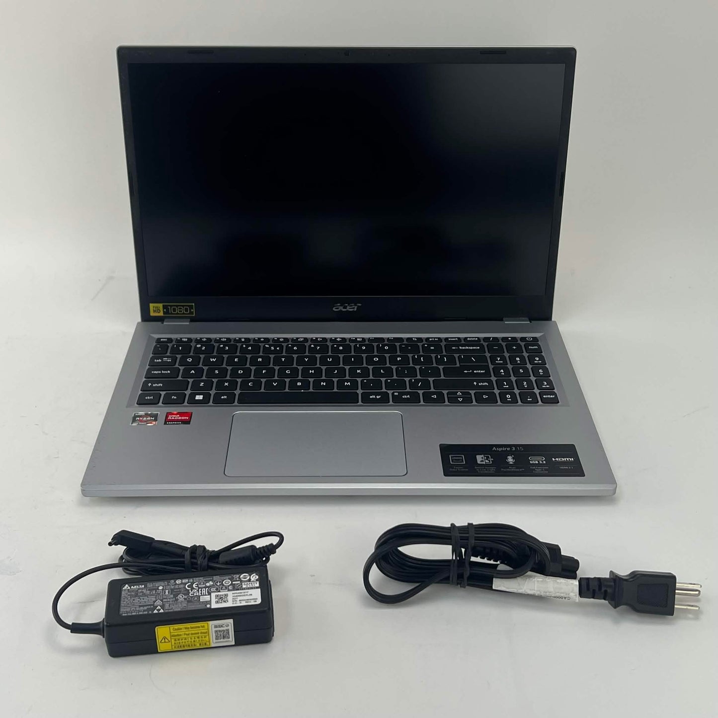 Acer Aspire 3 N23C3 15.6" Ryzen 3 7320U 2.4GHz 8GB RAM 128GB HDD With Charger