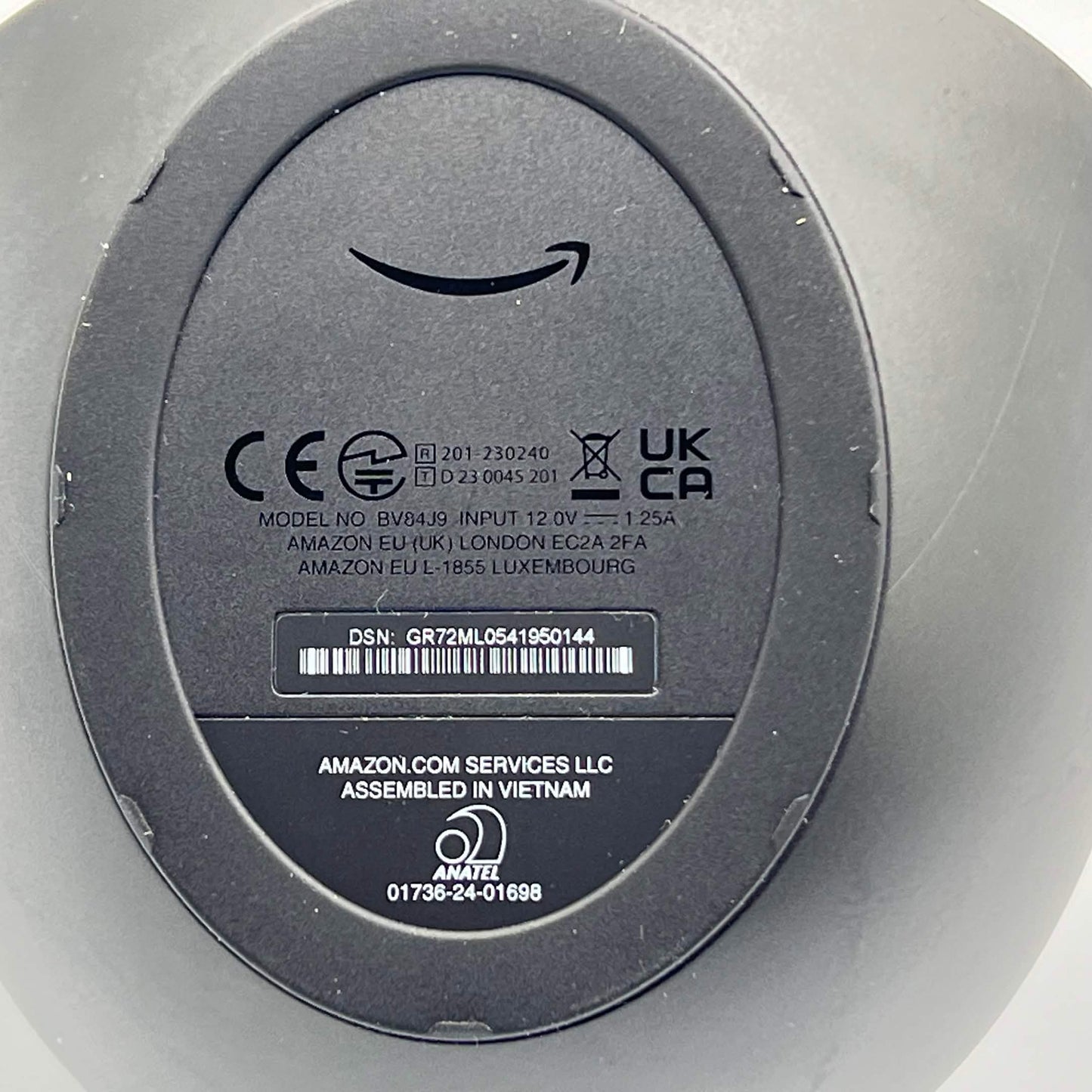 Amazon Echo Spot Smart Alarm Clock Black BV84J9