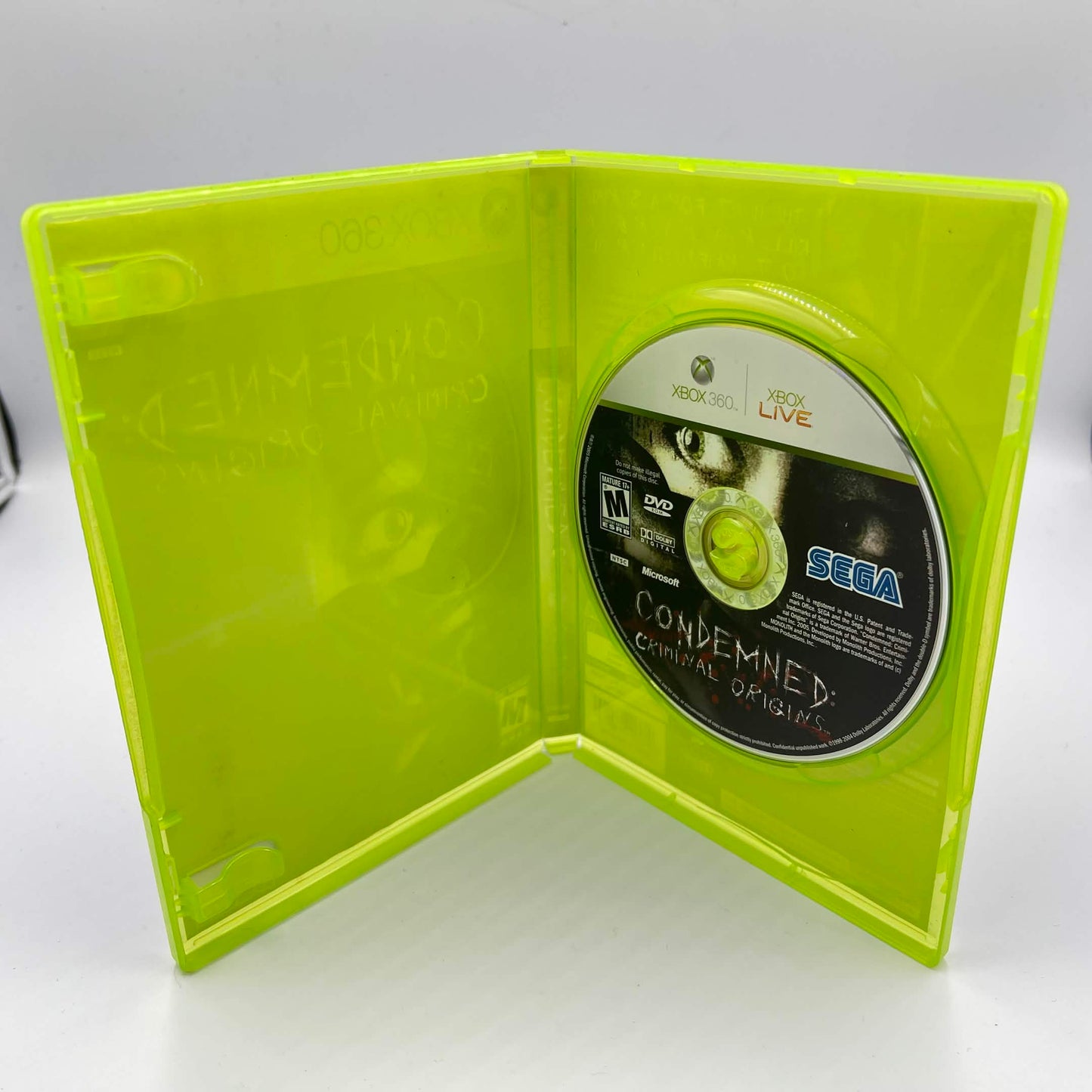 Condemned Criminal Origins (Microsoft Xbox 360, 2005)