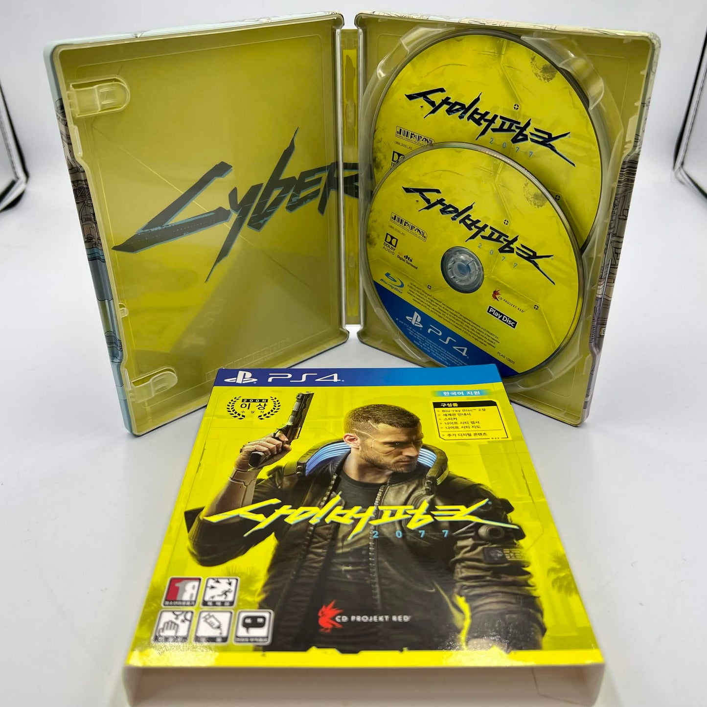 Cyberpunk 2077 Korea Steelbook (Sony PlayStation 4 PS4, 2020)