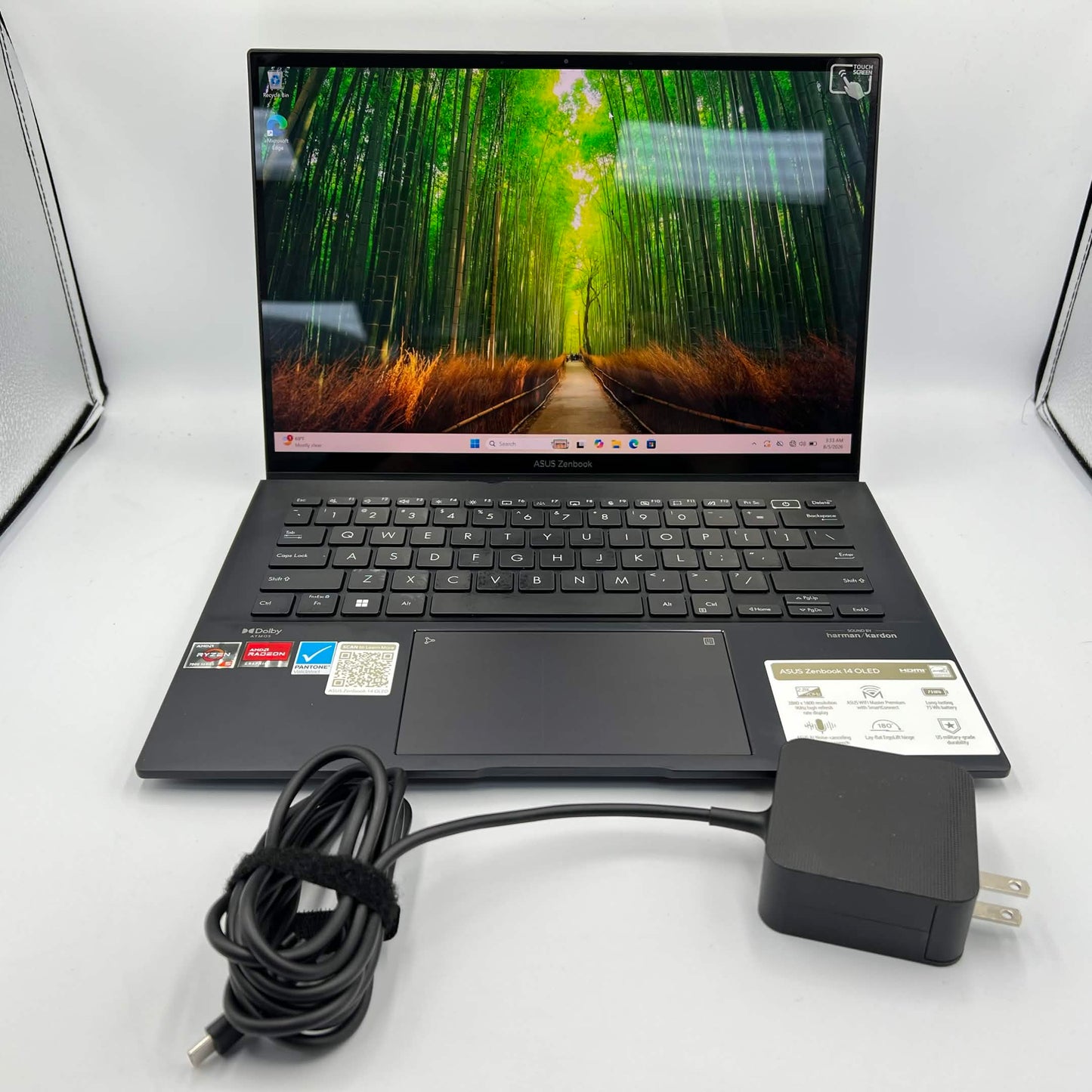 Asus Zenbook 14 OLED UM3420Y 14" Ryzen 5 7530U 2.0GHz 8GB RAM 256GB SSD