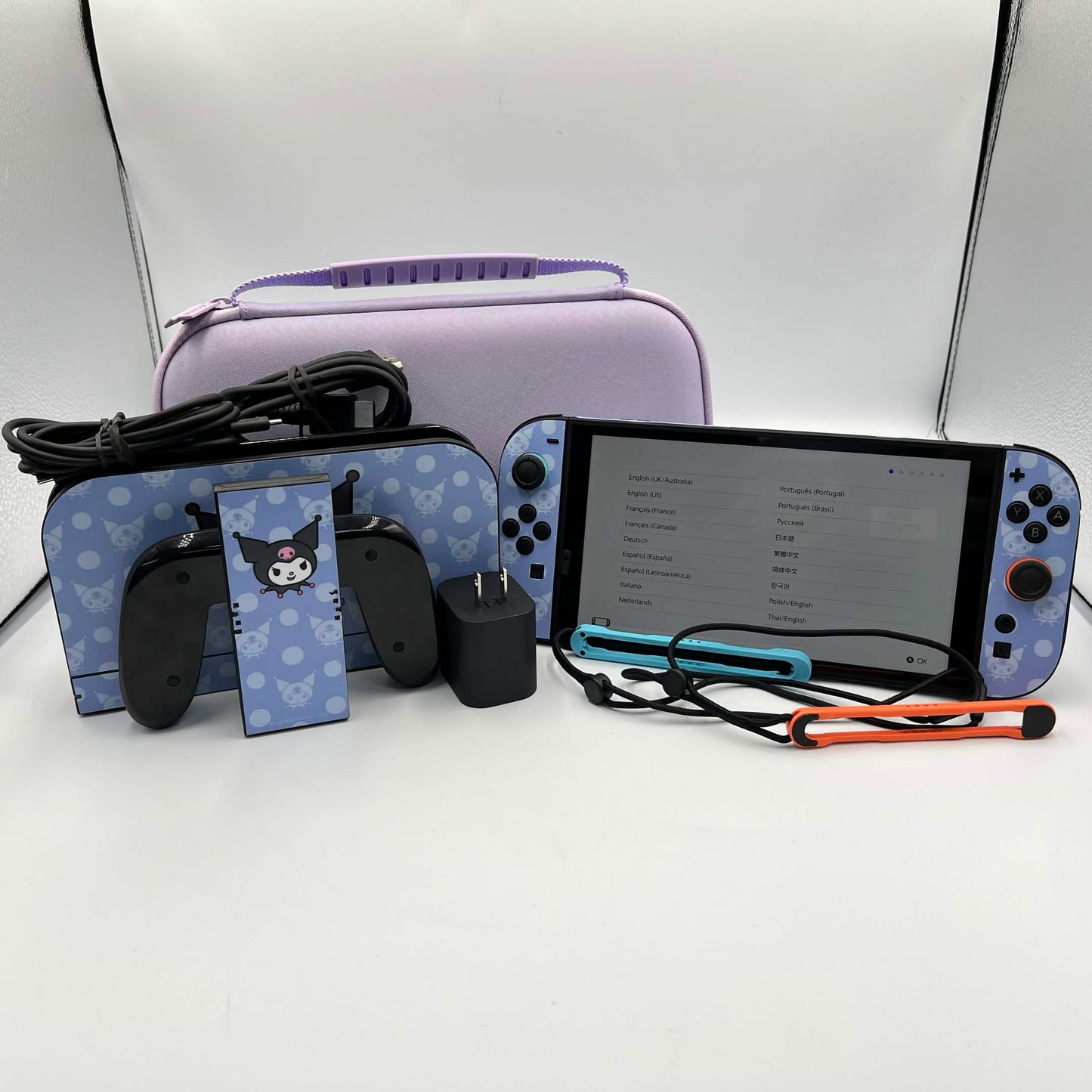 Nintendo Switch 2 Console Gaming System BEE‑001 Black/Blue Kuromi Decal