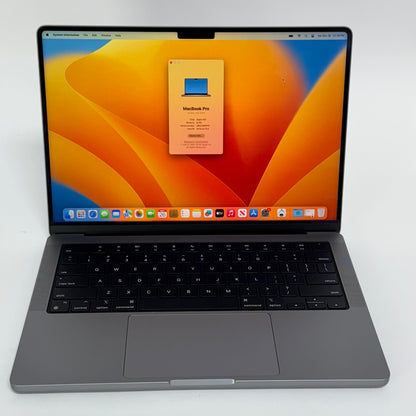 2023 Apple MacBook Pro 14" M3 10C GPU 4.0GHz 8GB RAM 1TB SSD MTL83LL/A