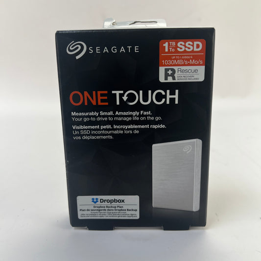 New Seagate 2.5" One Touch 1TB USB-C SSD SSD SRD0FV4