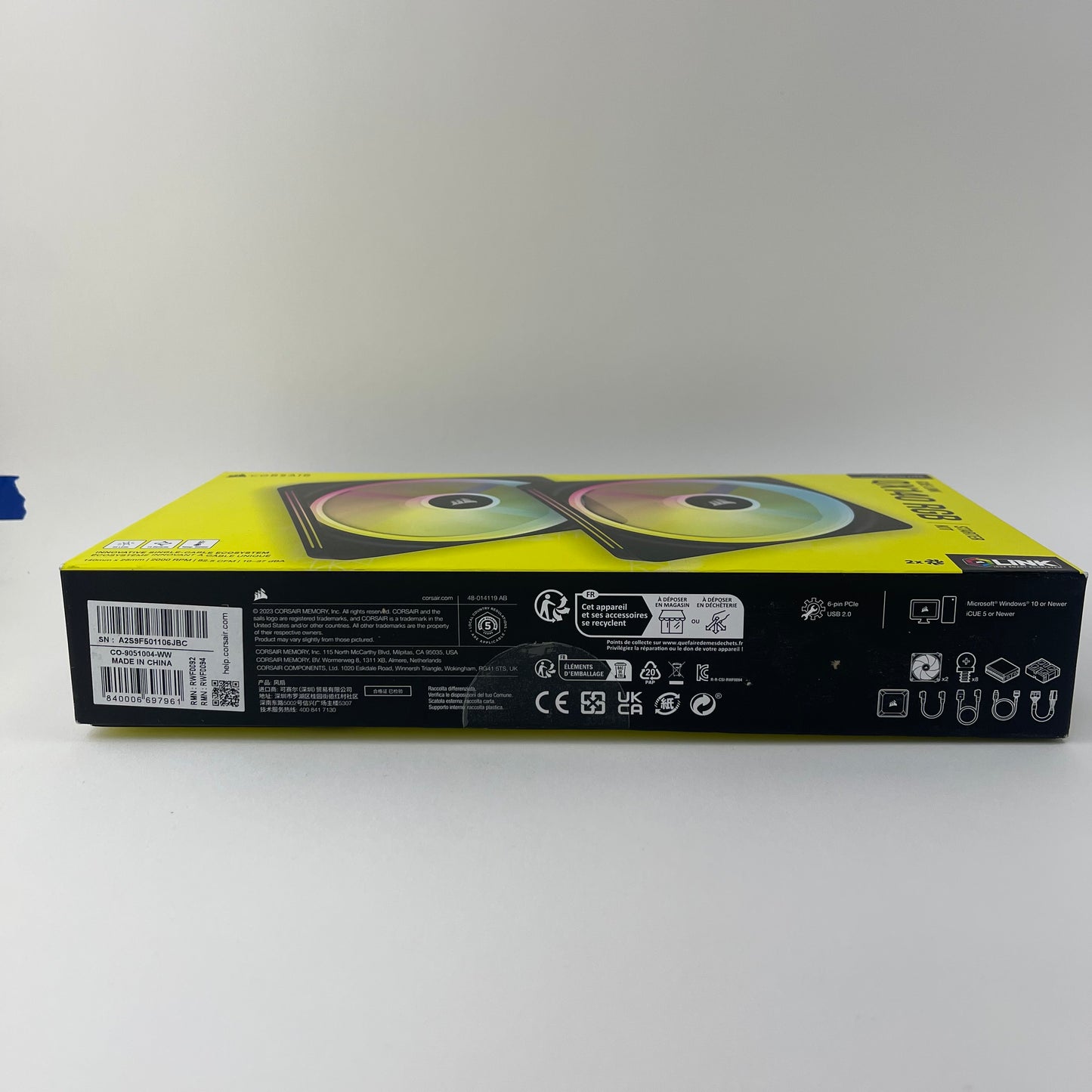 Corsair QX140 RGB PC Fan starter kit QX140