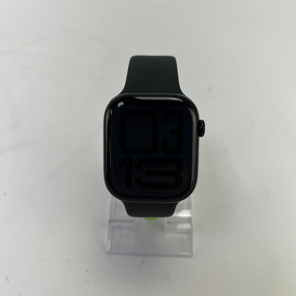 GPS Only Apple Watch Series 10 46MM Black Aluminum Black Sport Band MWWQ3LW/A