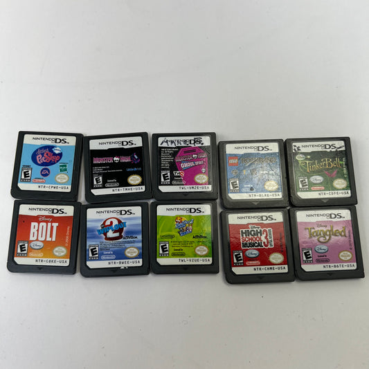 Lot of 10 Nintendo DS Games