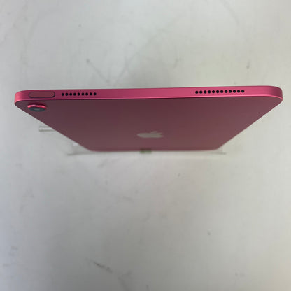 WiFi Only Apple iPad 10th Gen 64GB 18.1.1 PINK MPQ33LL/A