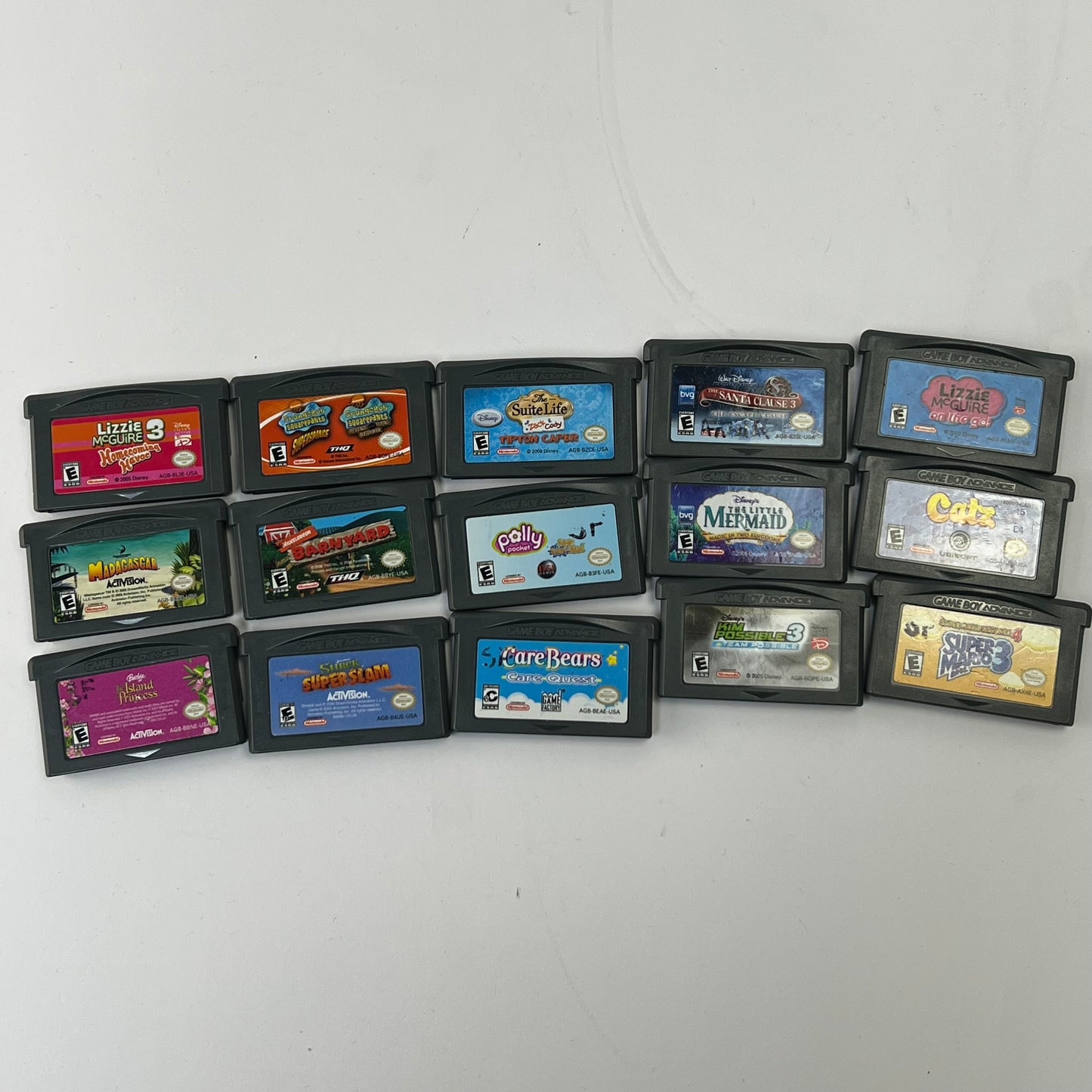 Lot of 15 Nintendo Game Boy Advance Games