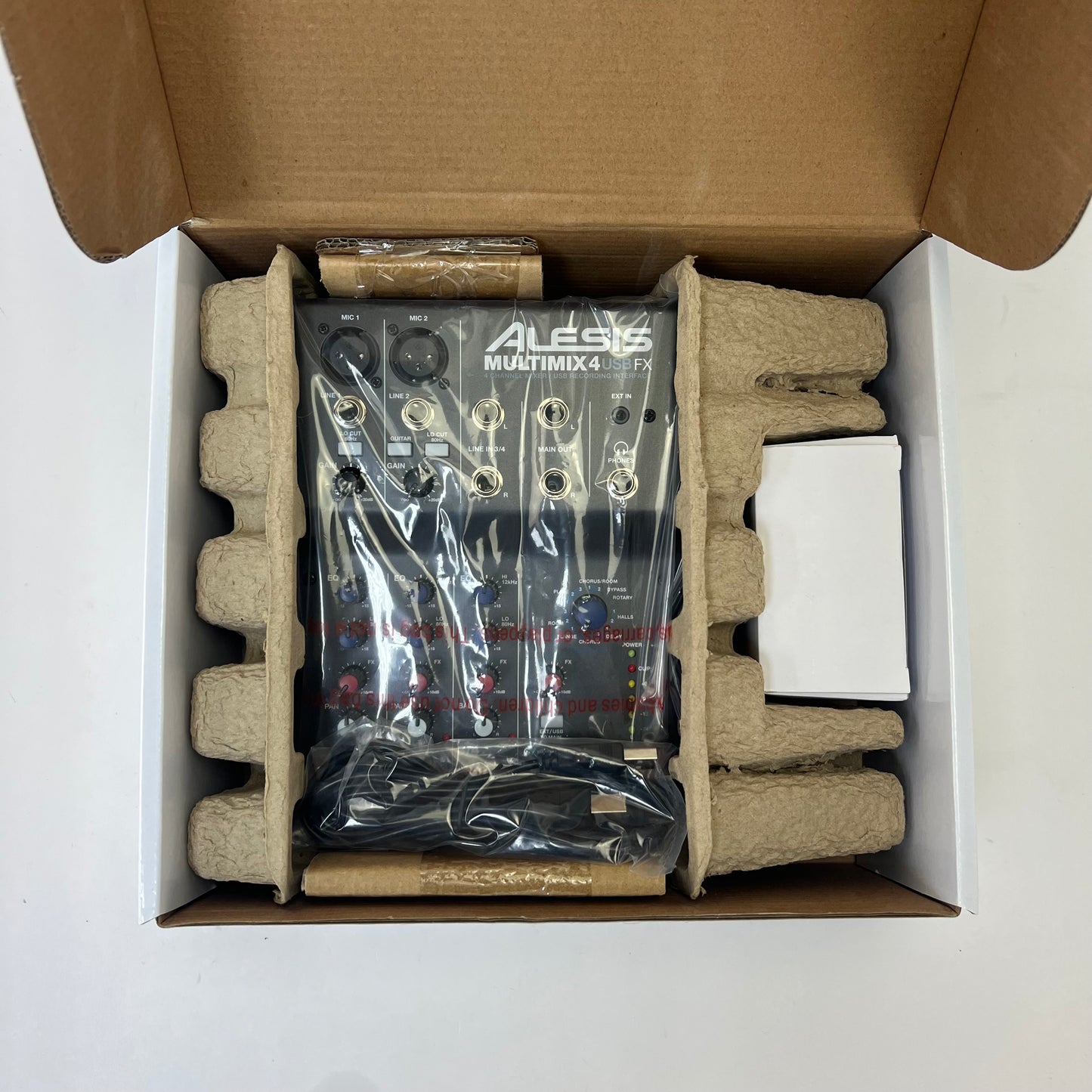 [OPEN BOX] ALESIS MULTIMIX 4 USB FX 4 Channel Mixer