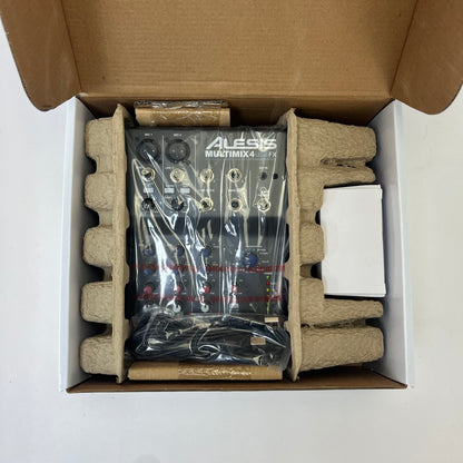[OPEN BOX] ALESIS MULTIMIX 4 USB FX 4 Channel Mixer