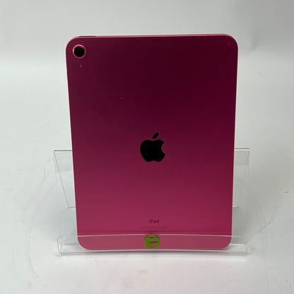 WiFi Only Apple iPad 10th Gen 64GB 17.5.1 PINK MPQ34LL/A