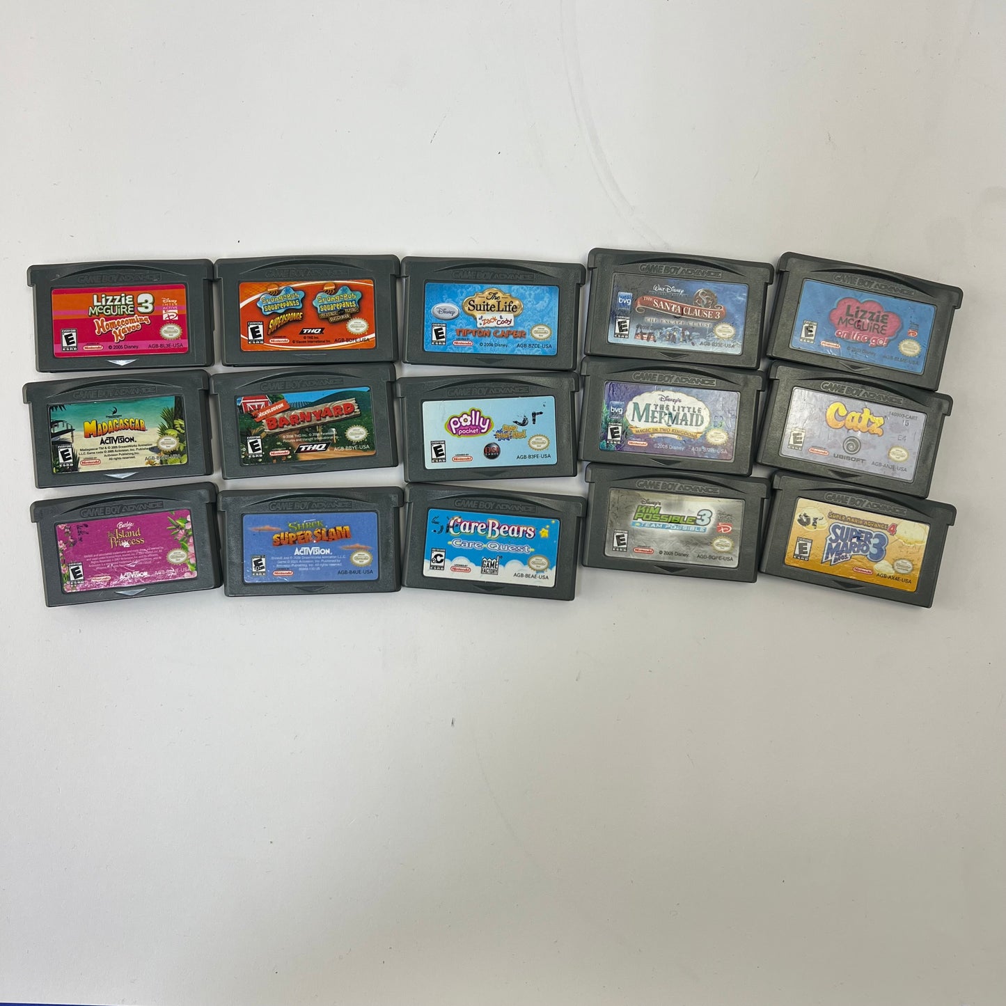 Lot of 15 Nintendo Game Boy Advance Games