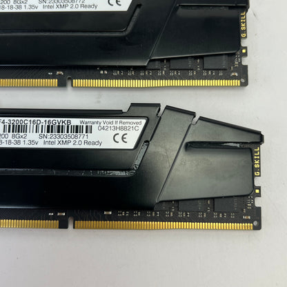 G.Skill RipJaws V 16GB (2x8GB) DDR4 3200MT/s F4-3200C16D-16GVKB