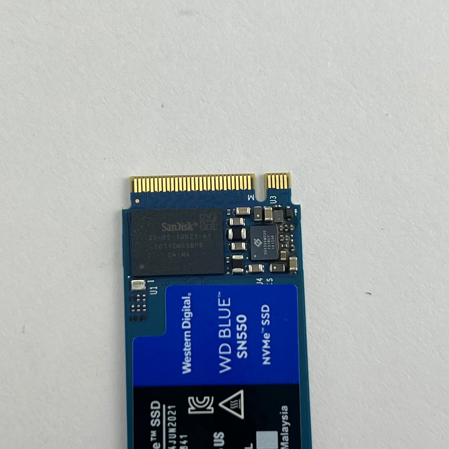 Western Digital WD BLUE M.2 2280 SN580 1TB NVMe SSD WDBA3V0010BNC-WRSN