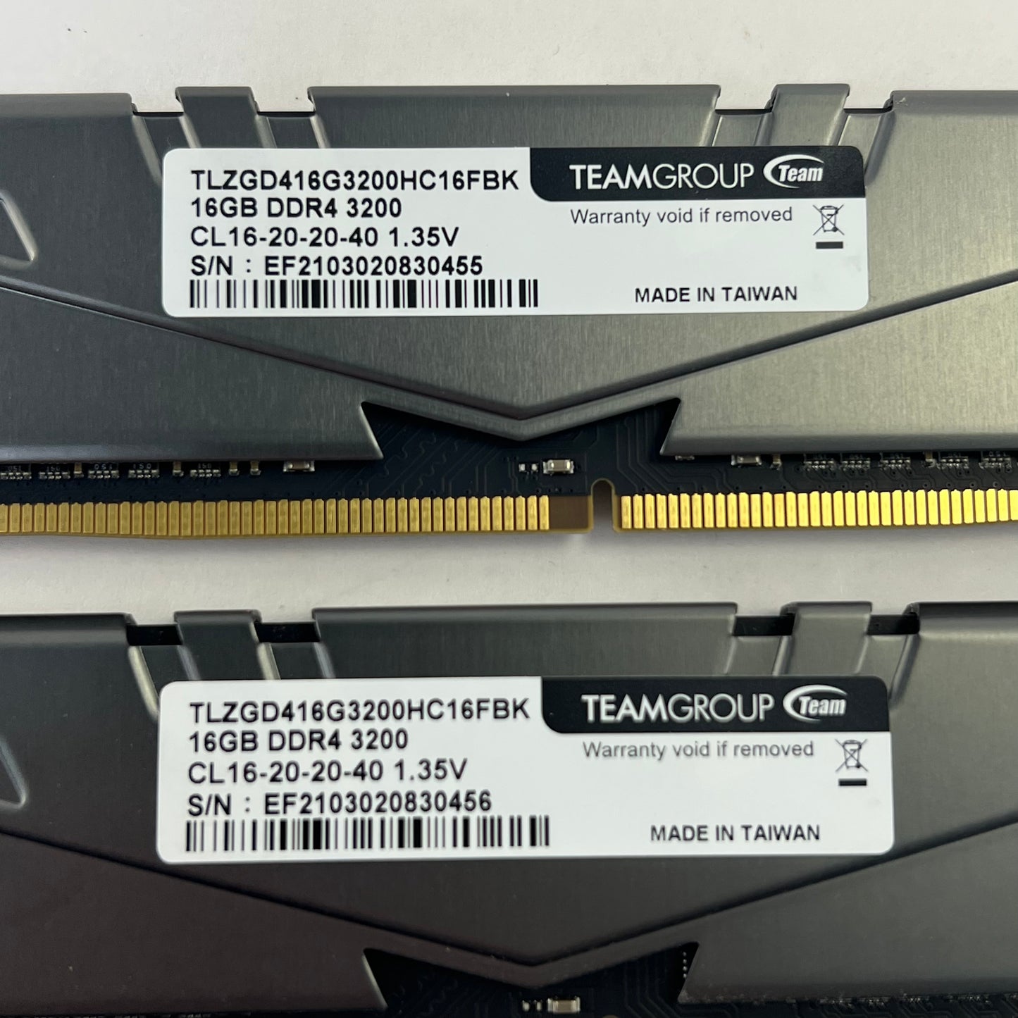 TeamGroup Vulcan Z 32GB (2x16GB) DDR4 3200MHz TLZGD416G3200HC16FBK