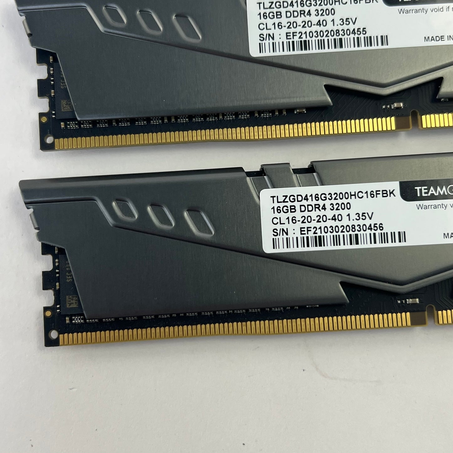 TeamGroup Vulcan Z 32GB (2x16GB) DDR4 3200MHz TLZGD416G3200HC16FBK