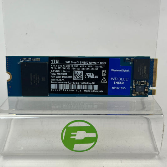 Western Digital WD BLUE M.2 2280 SN580 1TB NVMe SSD WDBA3V0010BNC-WRSN