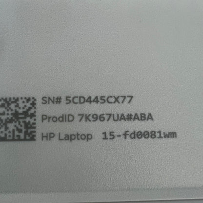 HP Laptop 15-FD0081WM  Intel N200 1.0GHz 4GB RAM 128GB SSD Intel(R) UHD Graphics