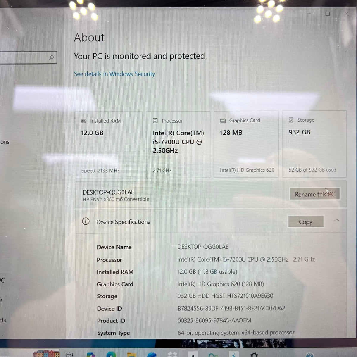 HP Envy M6-AQ103DX 15.6" i5-7200U 2.5GHz 12GB RAM 1TB HDD