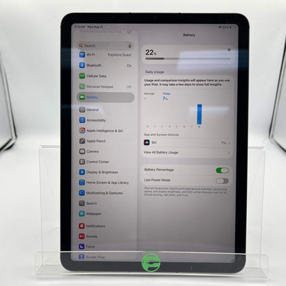 WiFi Only Apple iPad Air 5th Gen 64GB Space Gray MM6R3LL/A