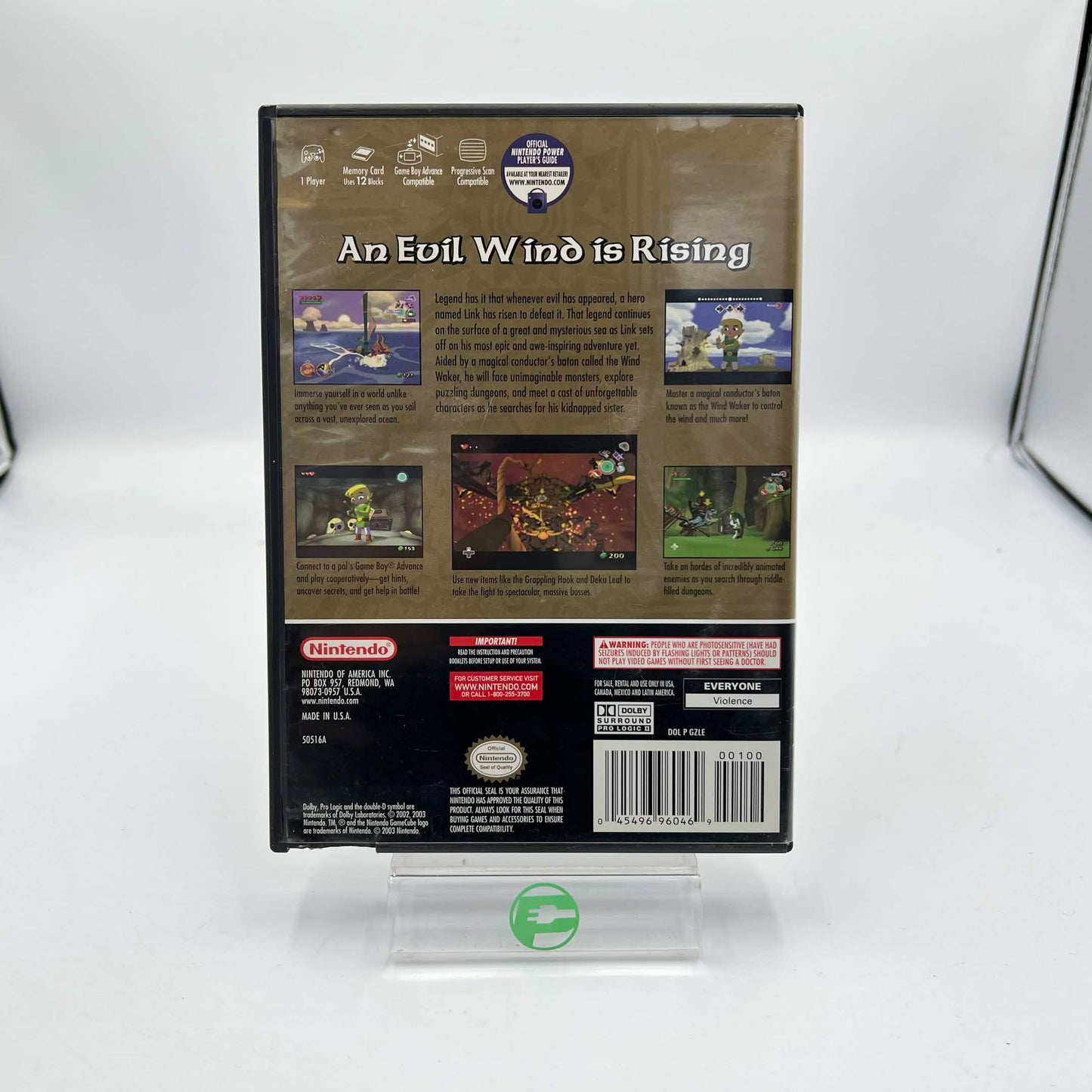 Zelda Wind Waker (Nintendo GameCube, 2003)