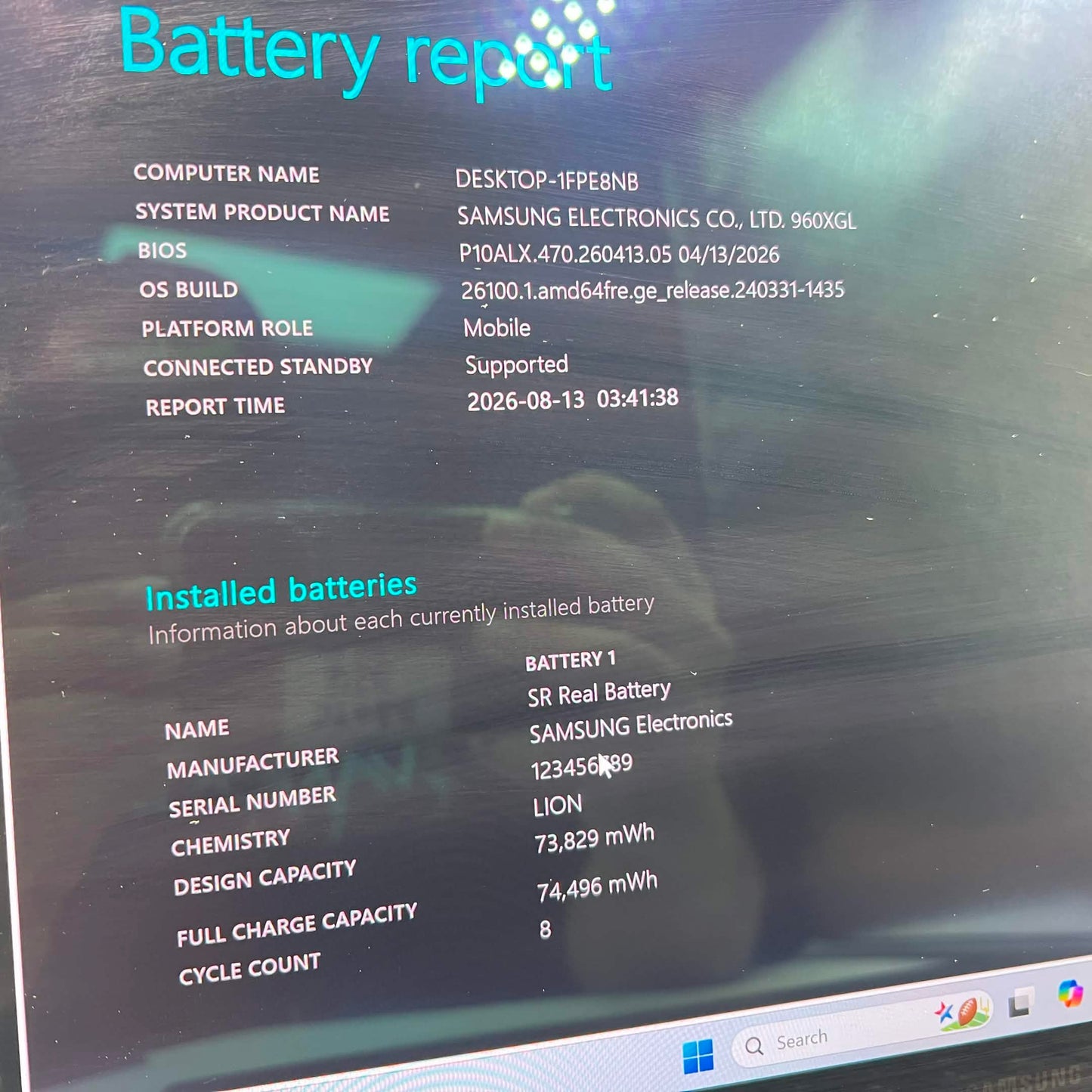 Samsung Galaxy Book4 Ultra NP960XGL 16" Core Ultra 9 185H 2.5GHz 32GB RAM 1TB SSD GeForce RTX 4070