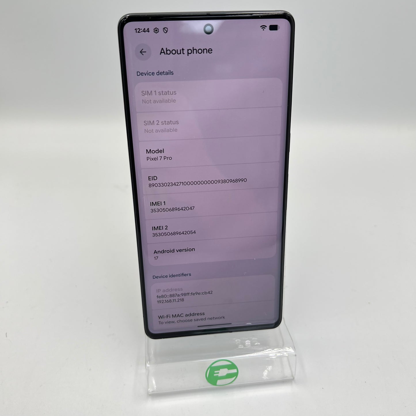 Unlocked Google Pixel 7 Pro 256GB Black GE2AE