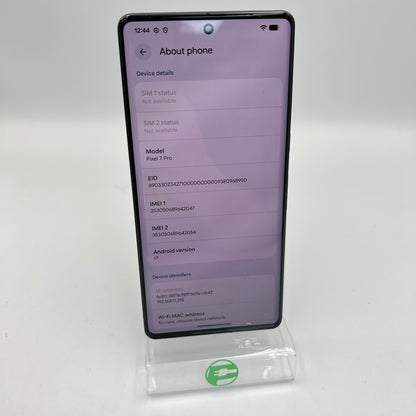 Unlocked Google Pixel 7 Pro 256GB Black GE2AE