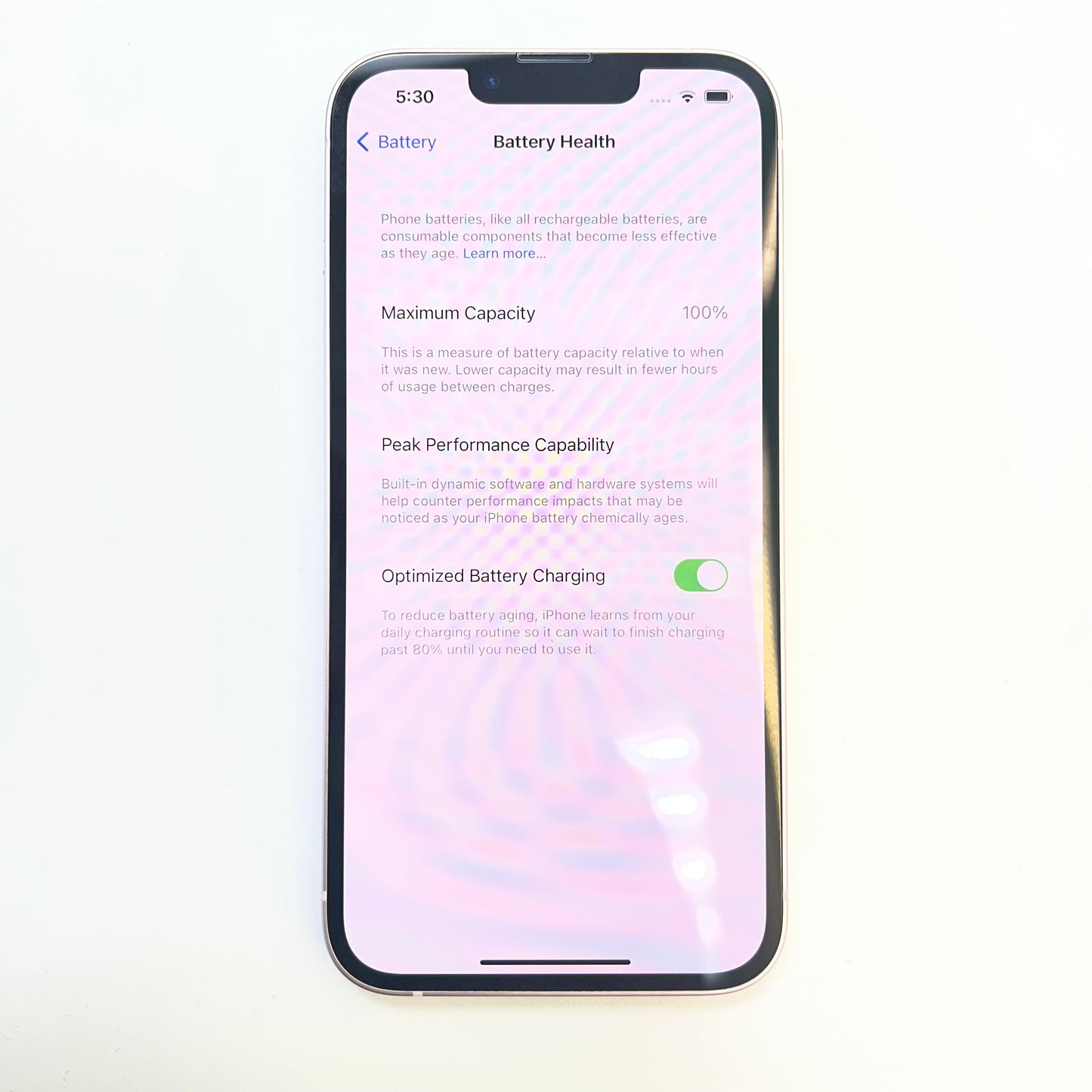 Factory Unlocked Apple iPhone 13 128GB Pink MLMN3LL/A
