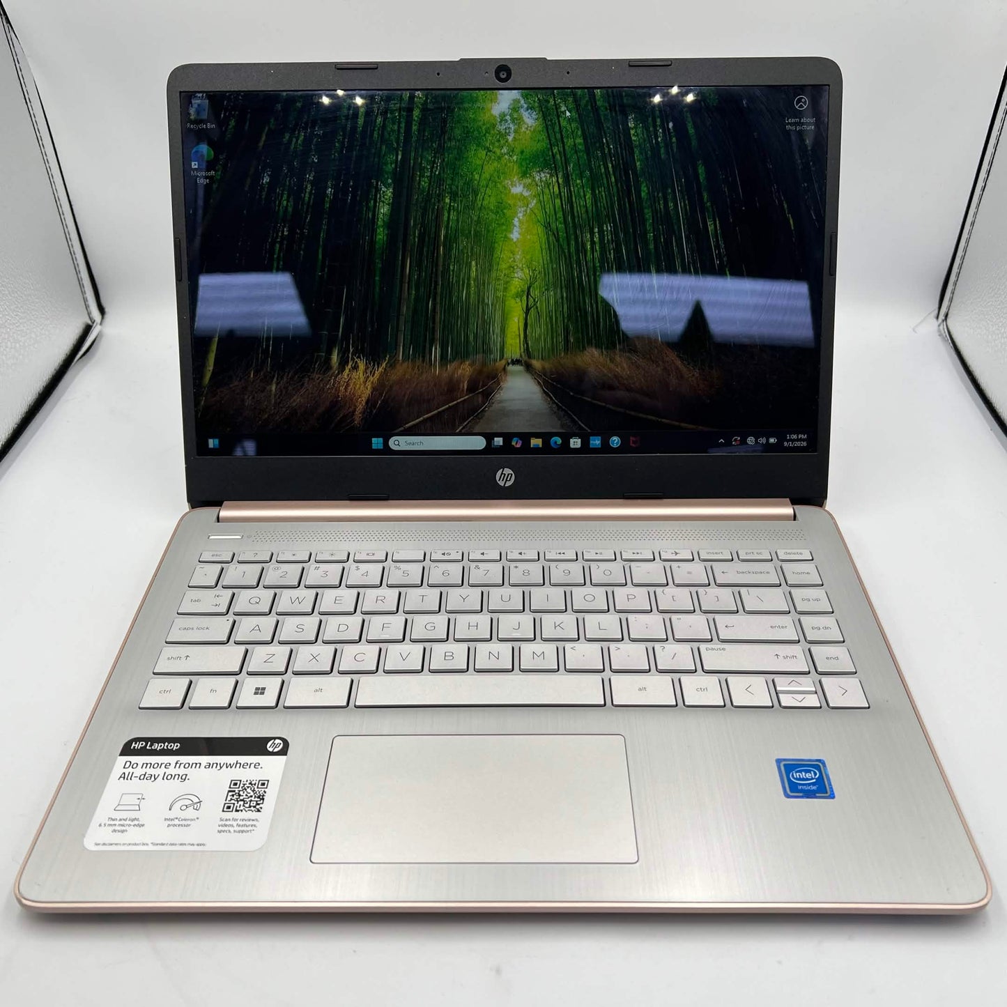 HP Laptop 14-DQ007NR 14" Celeron N4120 1.1GHz 4GB RAM 64GB SSD