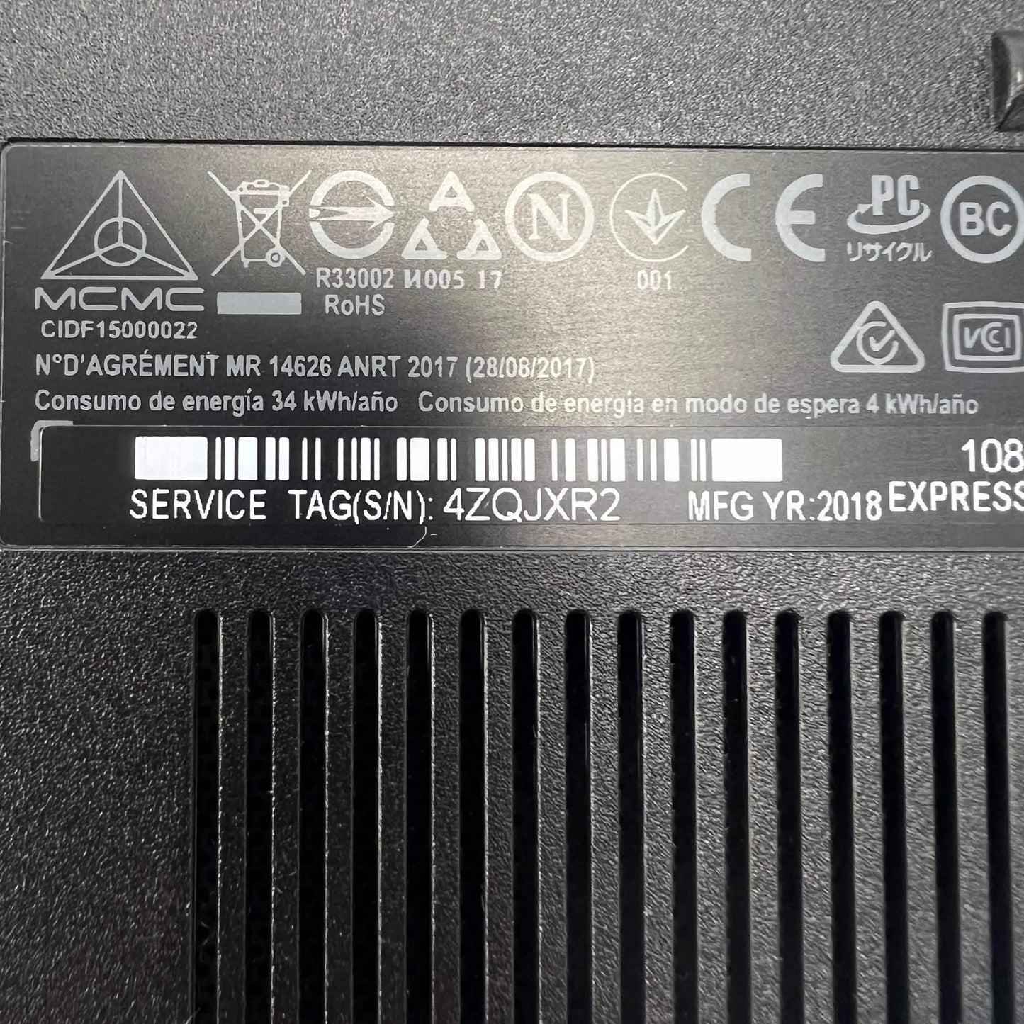 Dell Inspiron 5570 15.6" i3-8130U 2.2GHz 12GB RAM 1TB HDD