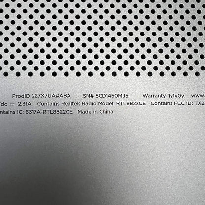 [CRACKED SIDE] HP 14-FQ0045NR 14-FQ0045NR 14" Athlon Silver 3050U 3.2GHz 4GB RAM 60GB SSD