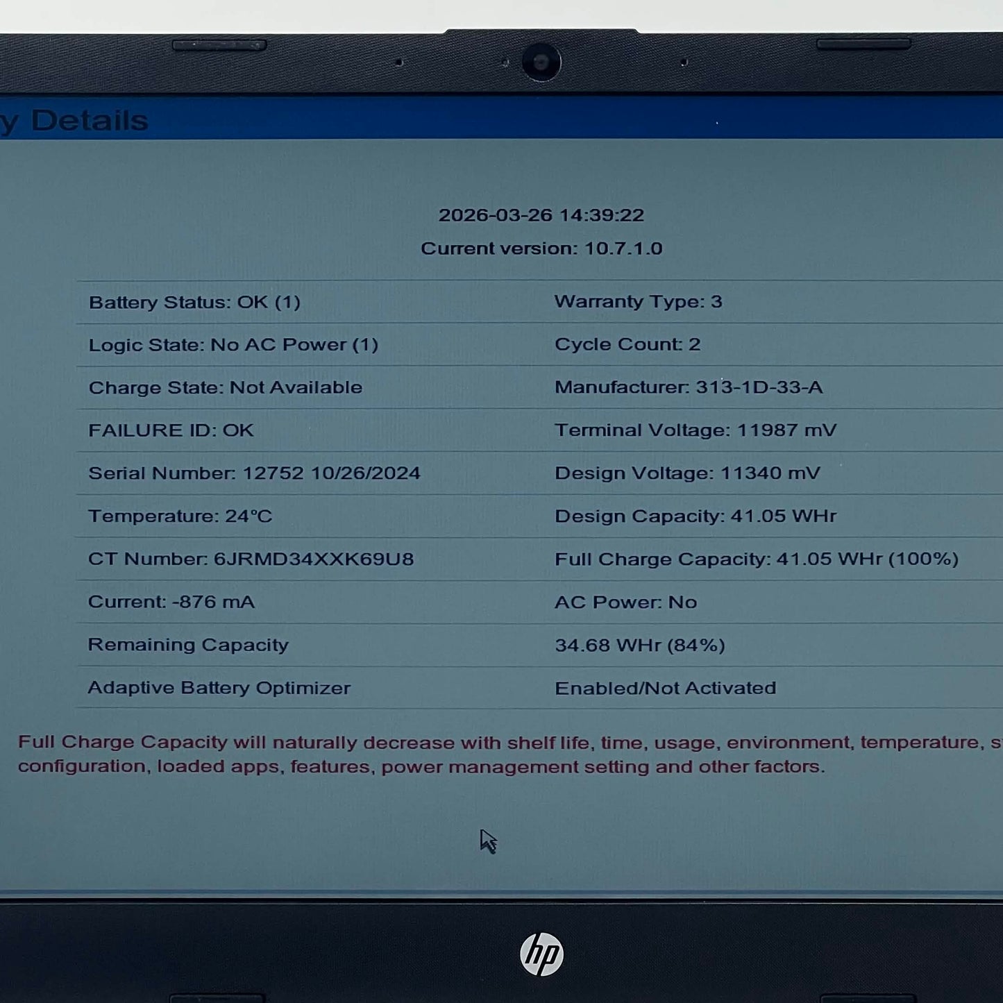 HP 14-DQ6011DX B4HN6U#ABA 14" N150 1.0GHz 4GB RAM 128GB SSD