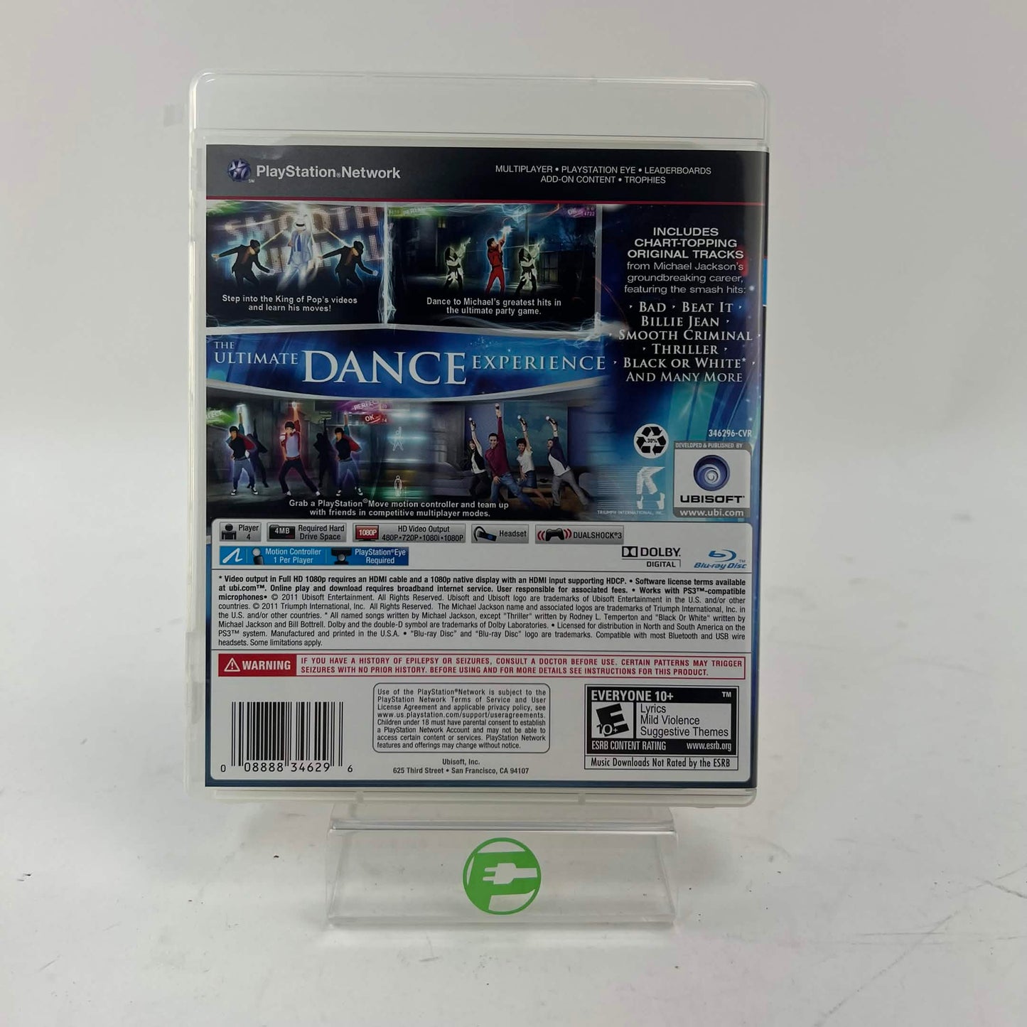 PS3 Michael Jackson the experience With PS camera and tracking Wand