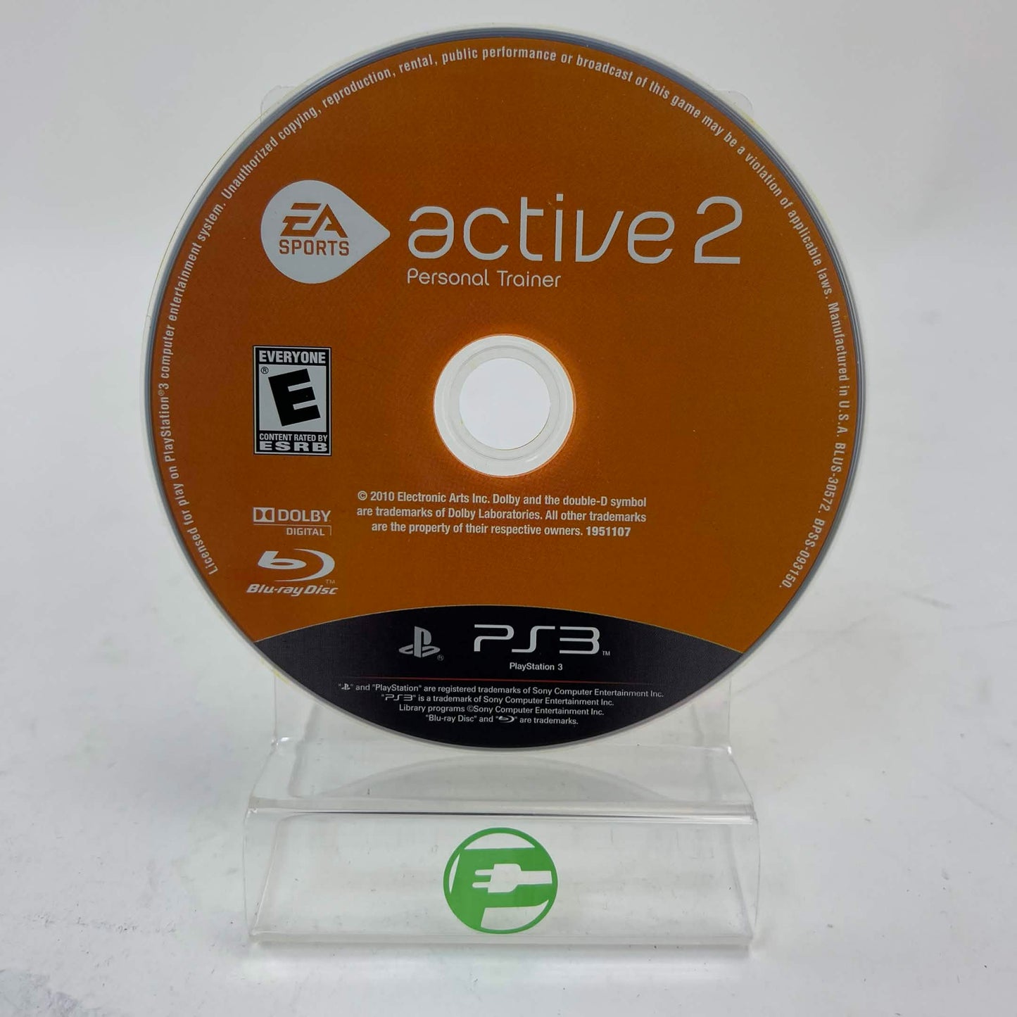 PS3 Active 2 personal trainer with trackers