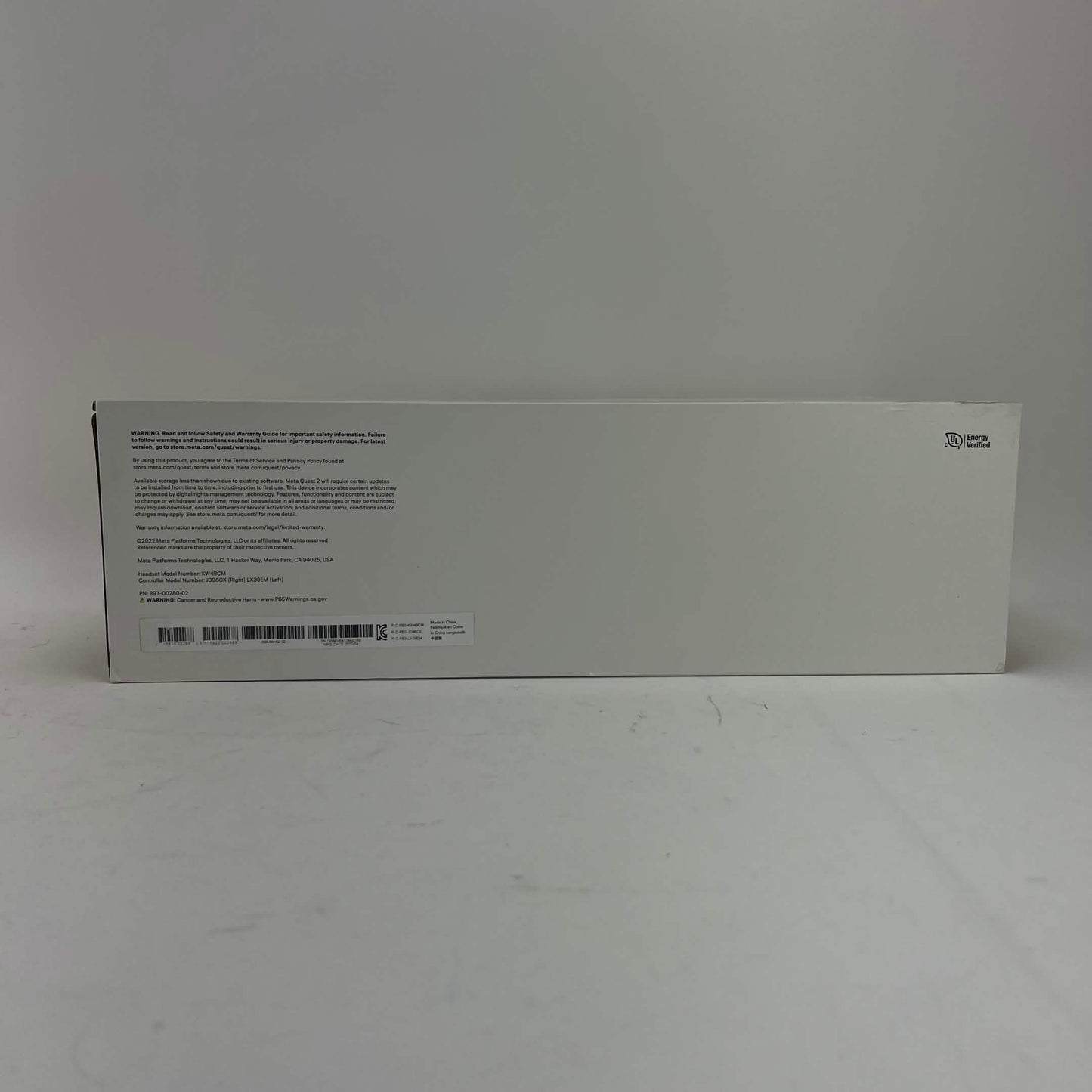 Meta Quest 2 128GB Standalone All-in-One VR Headset KW49CM