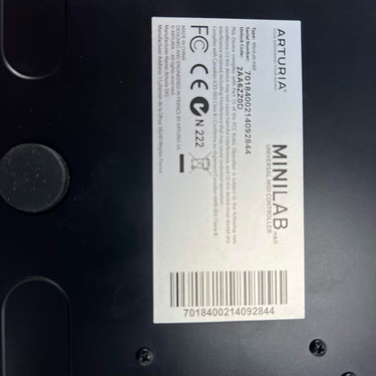Arturia MiniLab MKII compact, portable 25-key USB MIDI controller 2AA6ZZ0D