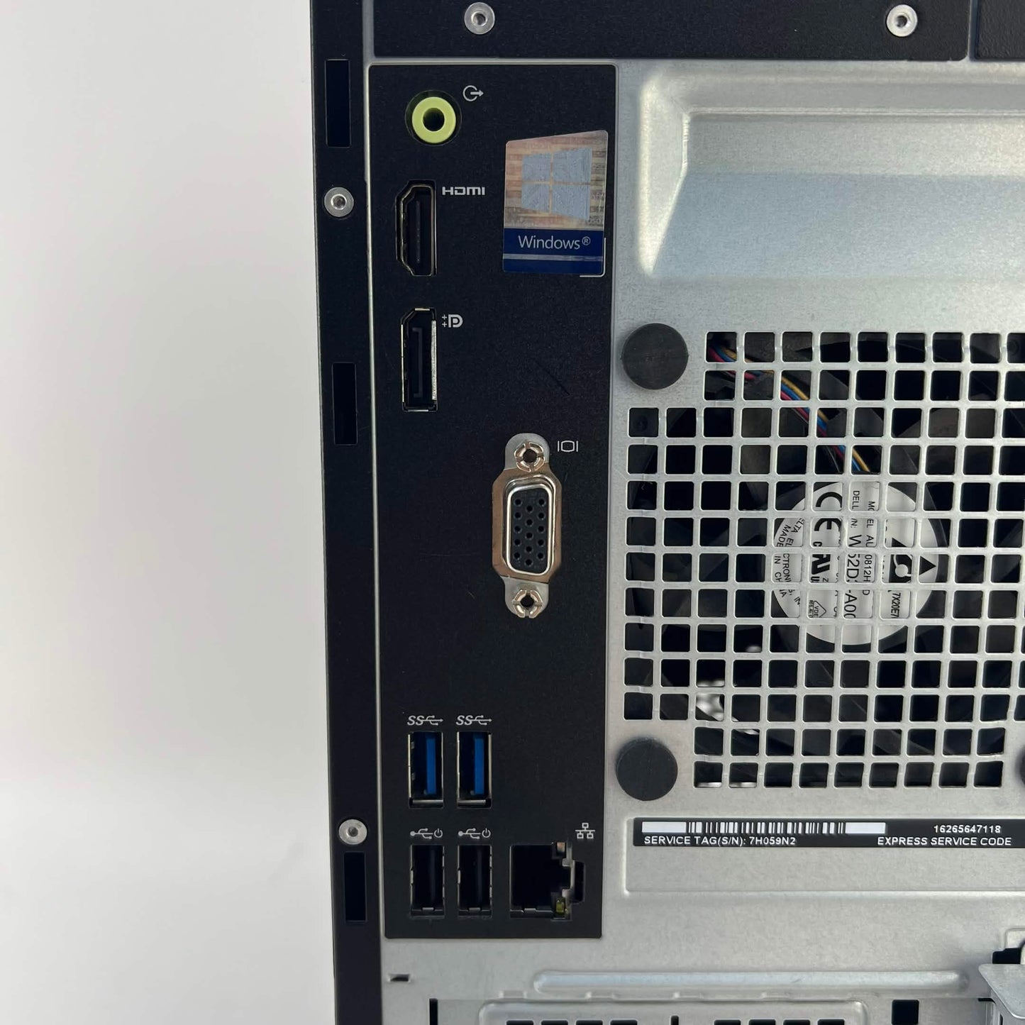 Dell OptiPlex 3050 16265647118 i5-7500 3.40GHz 16GB RAM 256GB SSD GeForce GT1030