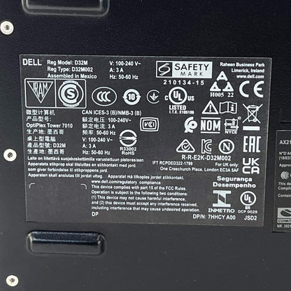 Dell OptiPlex 7010 D23M i5-13500 1.80GHz 16GB RAM 128GB SSD