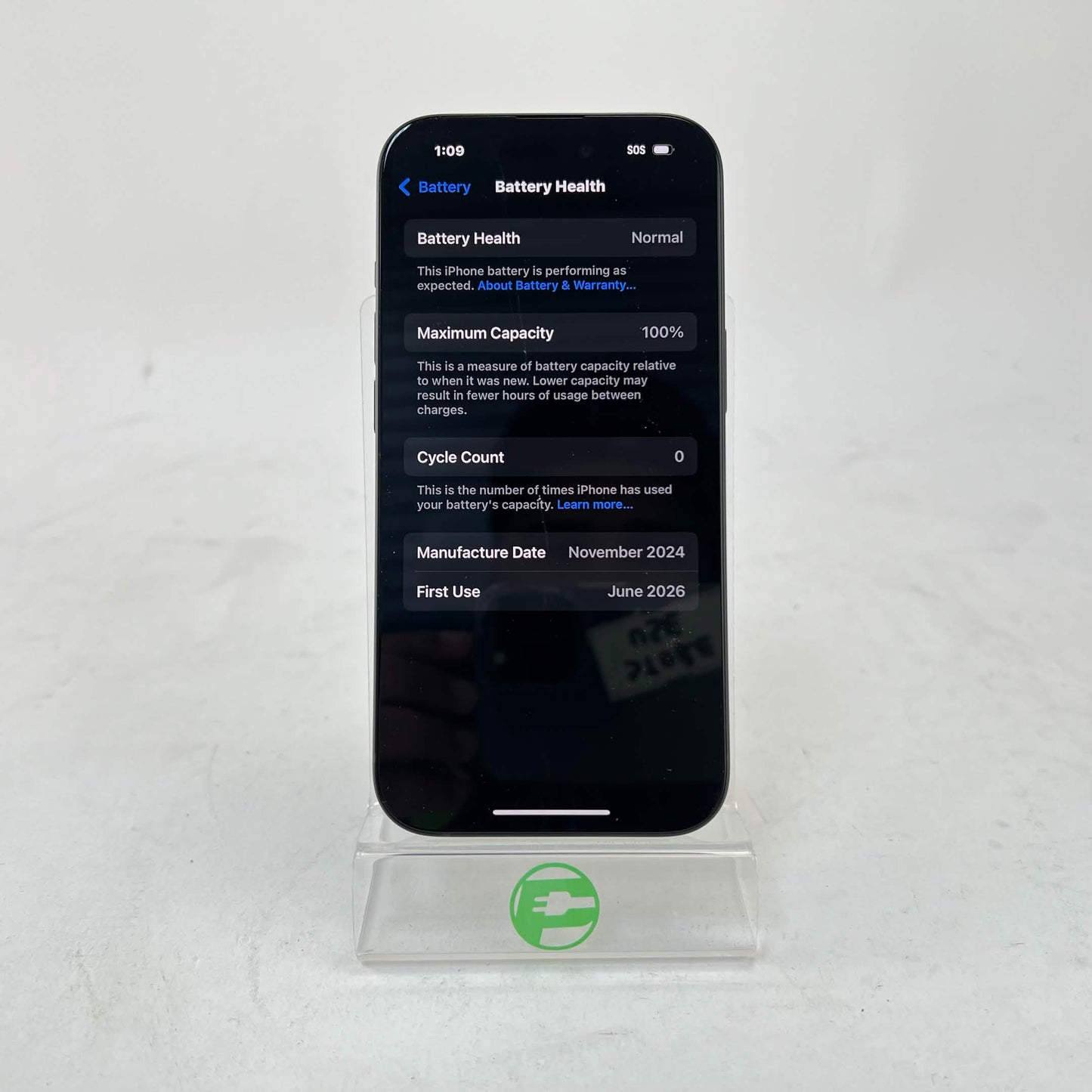 T-Mobile Apple iPhone 15 128GB Black MTLV3LL/A