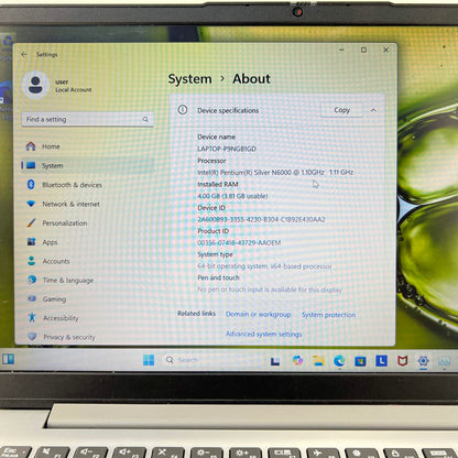 Lenovo IdeaPad 1 PF9XB3C12090 15.6" Pentium Silver N6000 1.1GHz 4GB RAM 32GB SSD