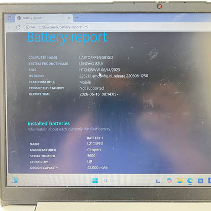 Lenovo IdeaPad 1 PF9XB3C12090 15.6" Pentium Silver N6000 1.1GHz 4GB RAM 32GB SSD