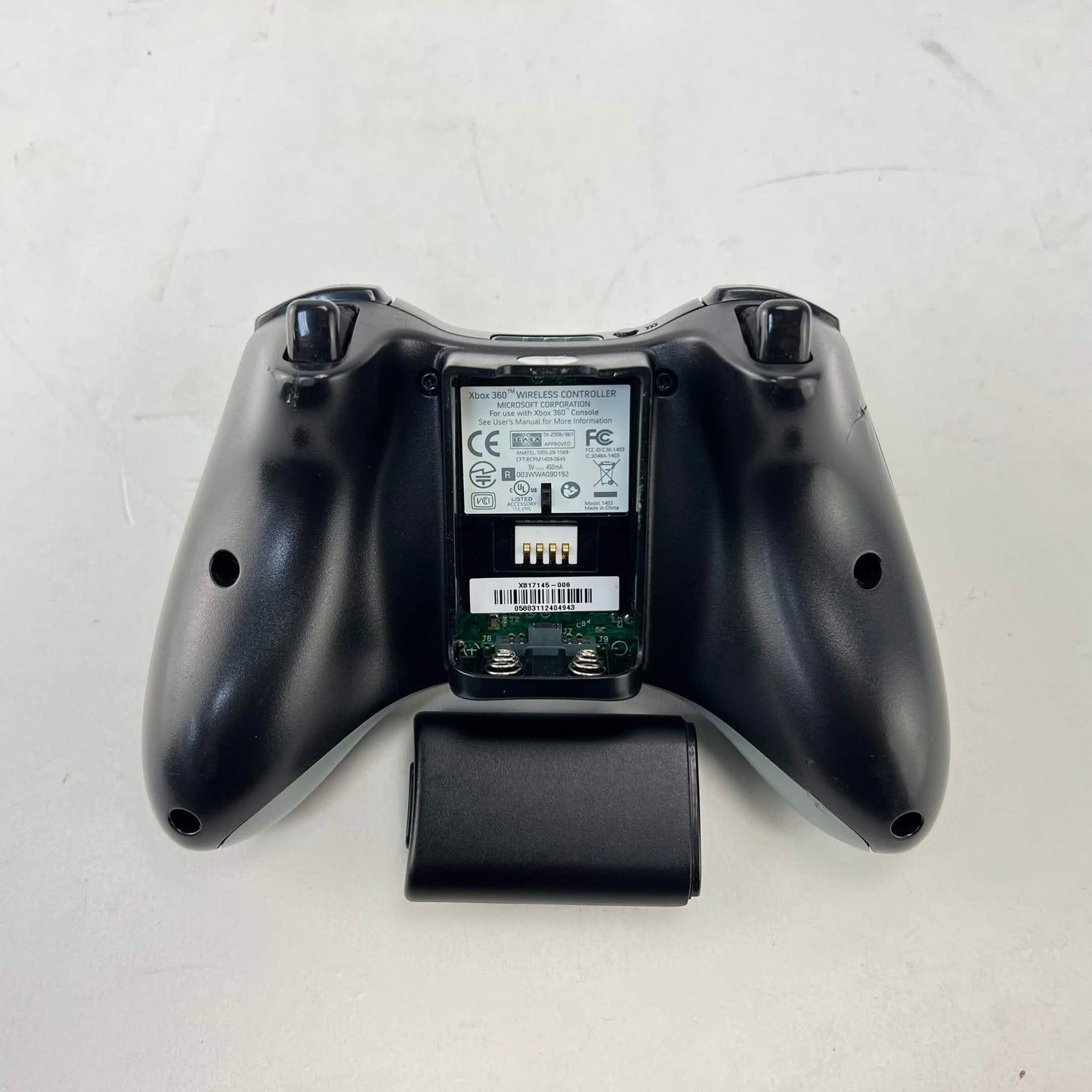 Microsoft Xbox 360 Wireless Controller Black 1403