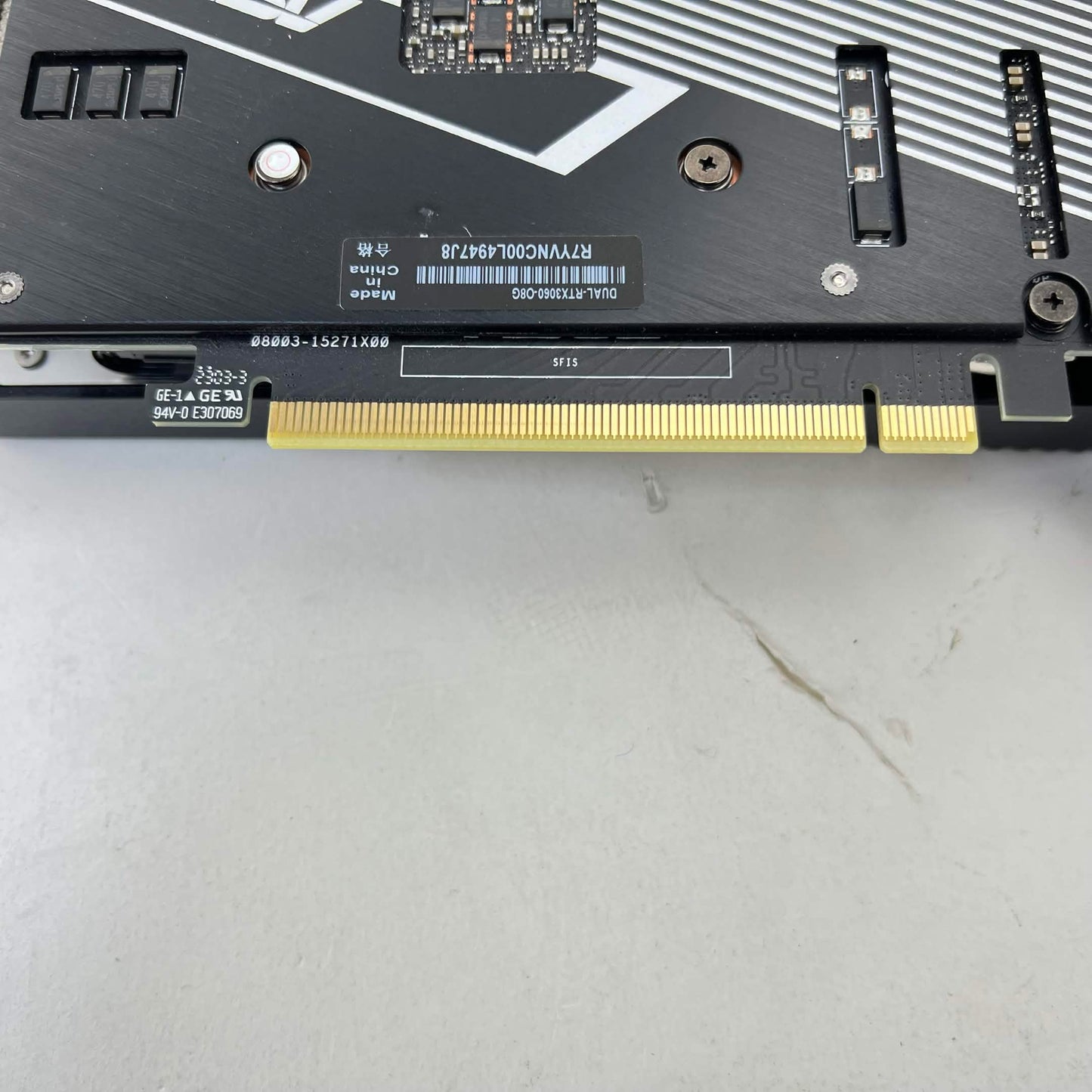 Asus GeForce RTX 3060 8GB GDDR6 Graphics Card 94V-0 E307069