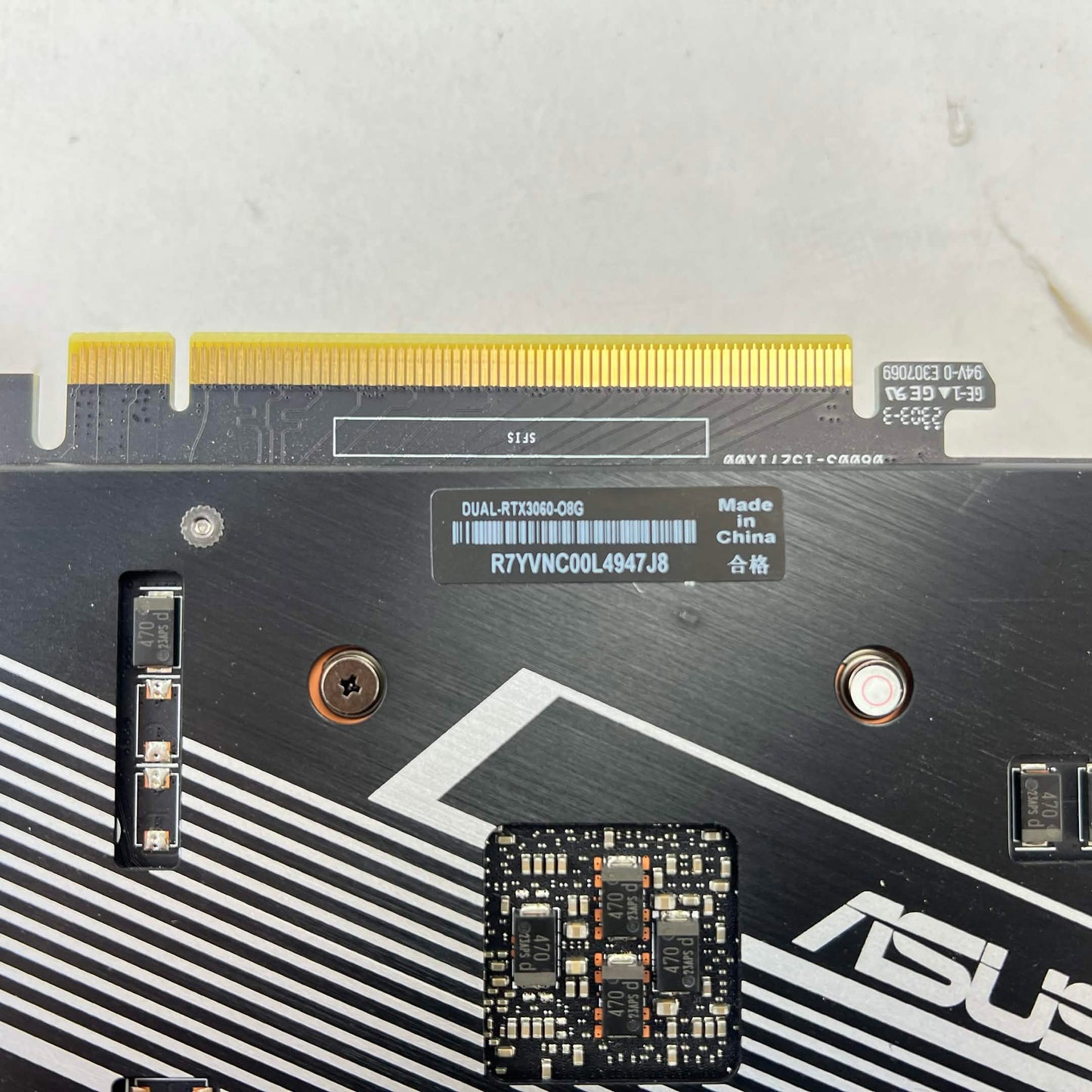 Asus GeForce RTX 3060 8GB GDDR6 Graphics Card 94V-0 E307069