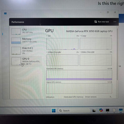 Lenovo LOQ 15 15ARP9 15.6" Ryzen 5 7235HS 3.2GHz 12GB RAM 512GB SSD GeForce RTX 3050