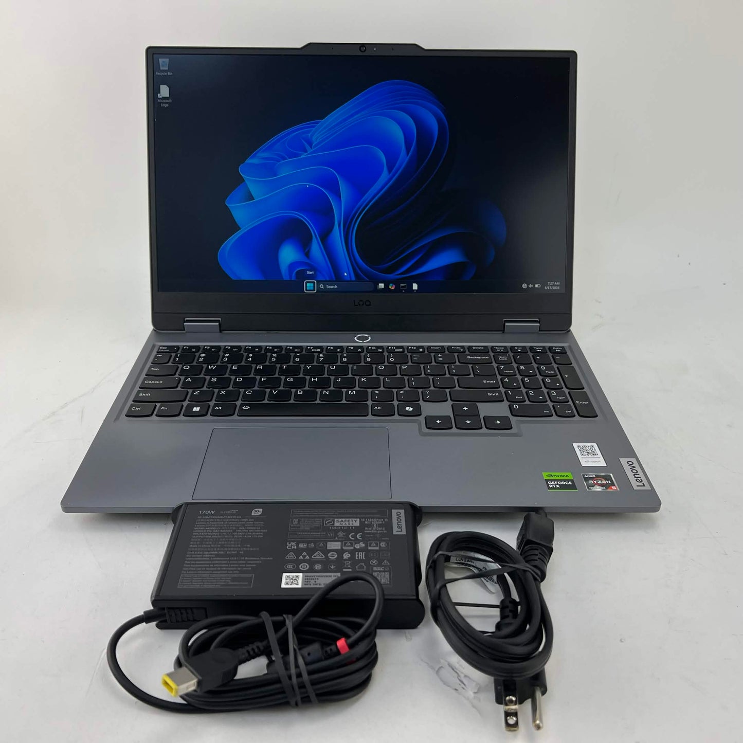 Lenovo LOQ 15 15ARP9 15.6" Ryzen 5 7235HS 3.2GHz 12GB RAM 512GB SSD GeForce RTX 3050