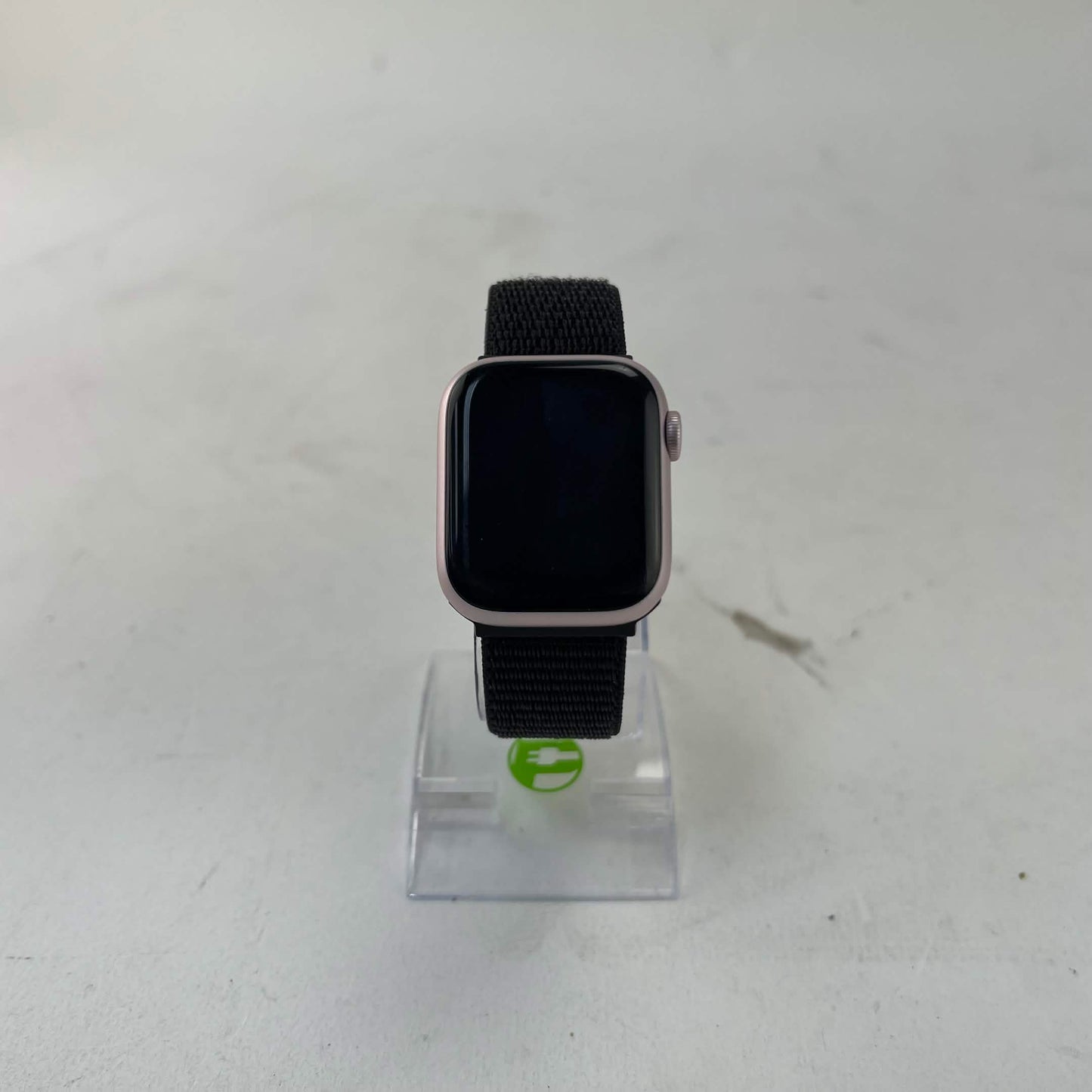 GPS Only Apple Watch Series 9 41MM Pink Aluminum black nylon band MR953LL/A