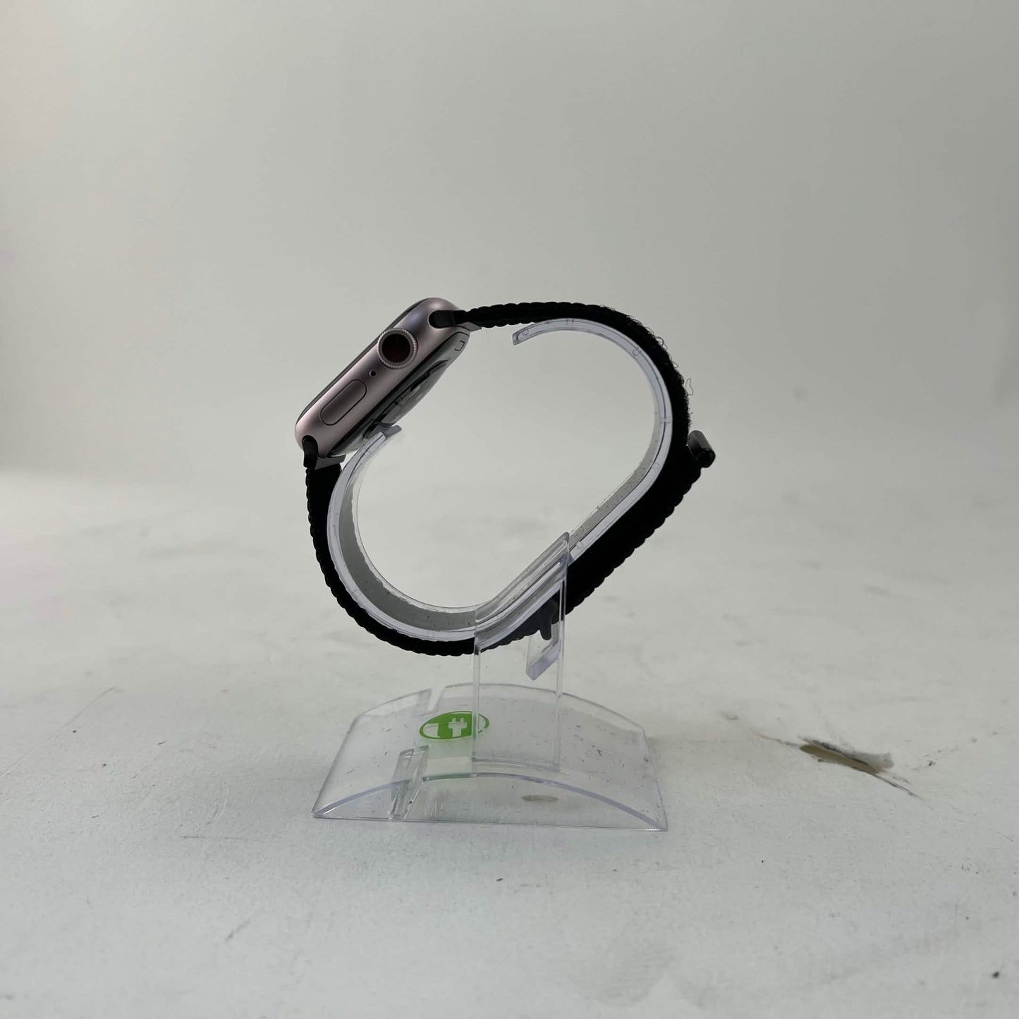 GPS Only Apple Watch Series 9 41MM Pink Aluminum black nylon band MR953LL/A